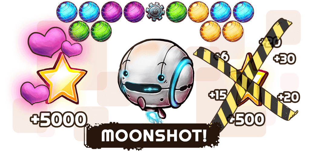 Neue Zählweise in Bubble Factory: Moonshot